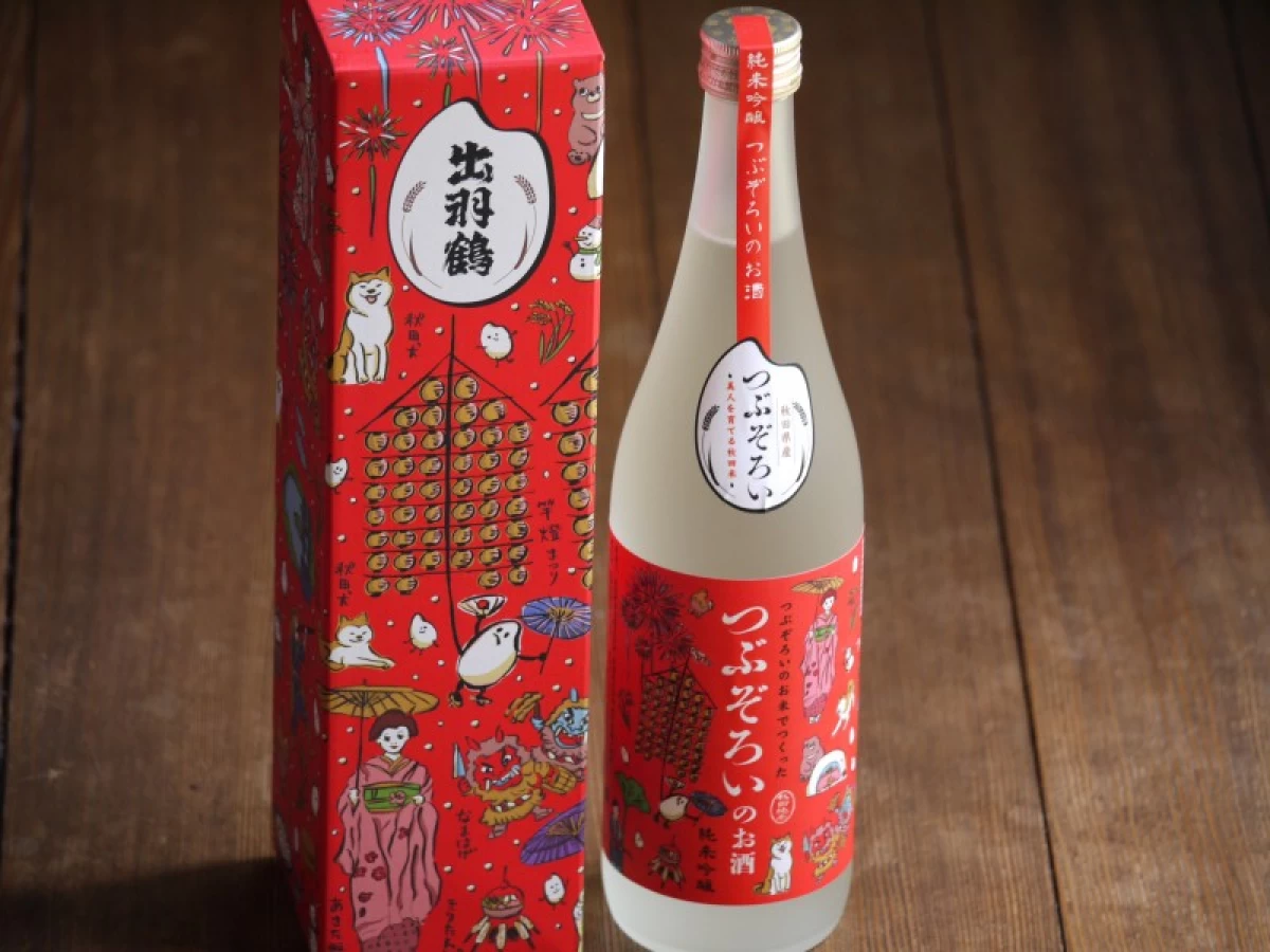 出羽鶴　純米吟醸　つぶぞろいのお酒　720ml